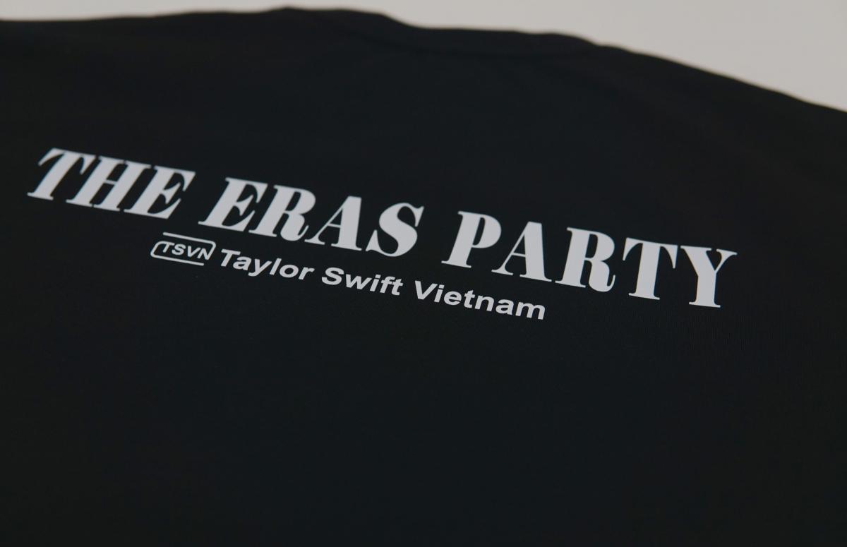 GIA CÔNG MAY IN T-SHIRT OVERSIZED - THE ERAS PARTY #1