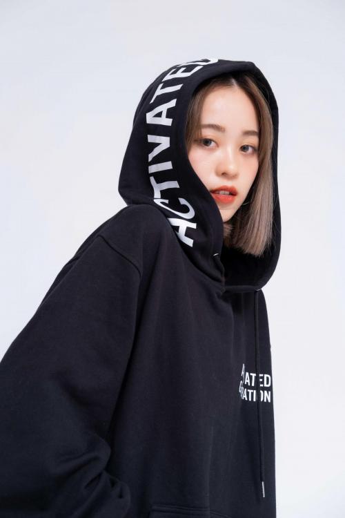 Áo Hoodie Oversized Nữ Activated Generation